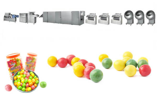 bubble chewing gum productions line