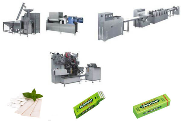 flake chewing gum production line