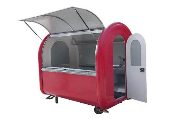 hand push food cart