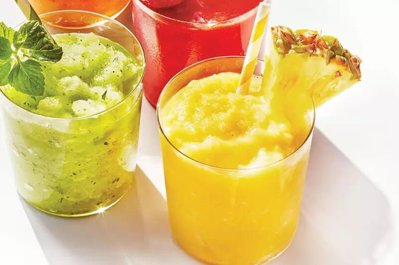 pineapple and watermelon slush